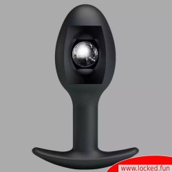 HOLLY FUCK -Plug anal avec une boule en acier
