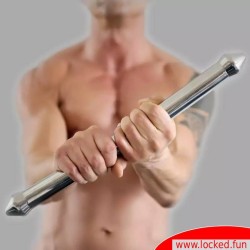 Gode double RUCK ROD en inox massif