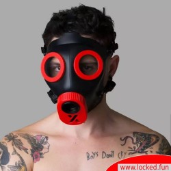 Masque fétiche - rouge MEO-XTRM