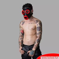 Masque fétiche - rouge MEO-XTRM