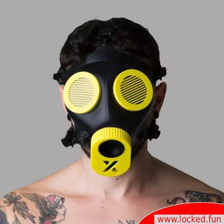 Masque fétiche - Jaune MEO-XTRM