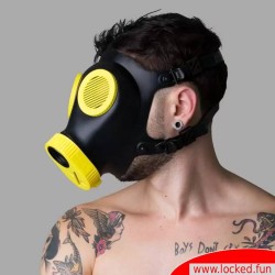 Masque fétiche - Jaune MEO-XTRM