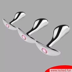Plug anal luxueux en métal