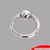 Bull Cock Ring - Anneau pénien en acier inox avec boule Bull Cock Ring - Anneau pénien en acier inox avec boule
