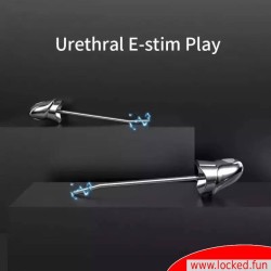 Vibrateur pour l'urètre avec e-stim - X-Play Trainer