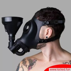 MEO-XTRM - GoldenShower - Masque fétiche - noir