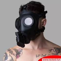 MEO-XTRM - GoldenShower - Masque fétiche - noir