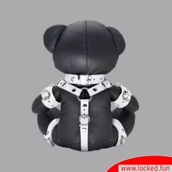 White Willy - Ours en peluche BDSM en cuir