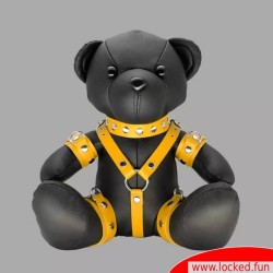 Yellow Yoyo - Ours en peluche BDSM en cuir