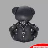Black Bruno - Ours en peluche BDSM en cuir