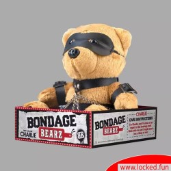 Charlie Chains - Ours en peluche de bondage enchaîné