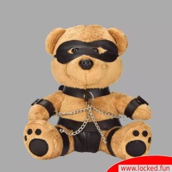Charlie Chains - Ours en peluche de bondage enchaîné