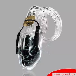 VoltLock™ – Cage de chasteté électrique by Dr. Sado