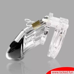 VoltLock™ – Cage de chasteté électrique by Dr. Sado