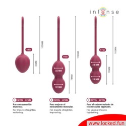 Kit de boules de Kegel Charli Bourgogne intense