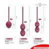 Kit de boules de Kegel Charli Bourgogne intense