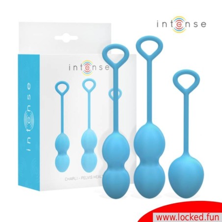 Kit de boules de Kegel Charli Bleues intense
