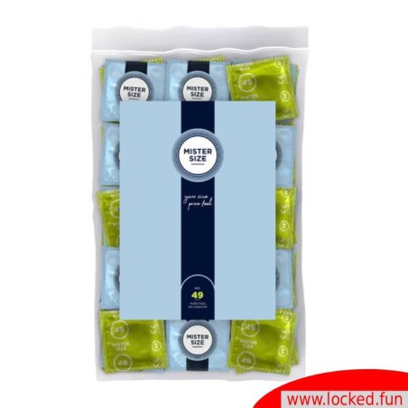 Préservatifs 49mm S - MISTER SIZE
