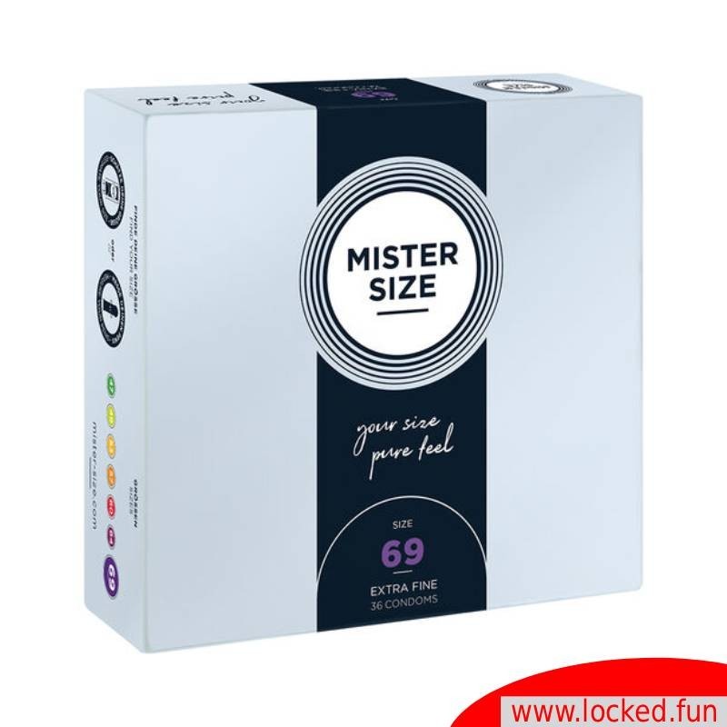 Préservatifs 69mm XXXL - MISTER SIZE