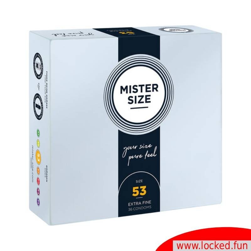 Préservatifs 53mm M - MISTER SIZE