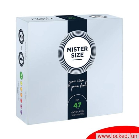 Préservatifs 47mm XS - MISTER SIZE