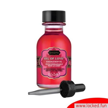 Huile comestible fraises - Kamasutra