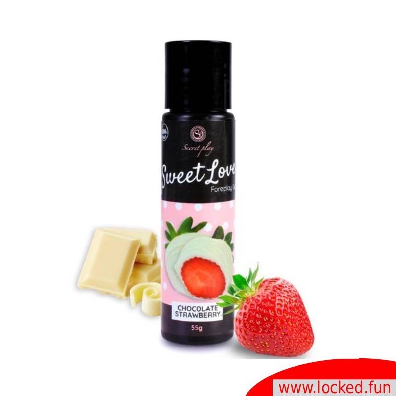 Lubrifiant Chocolat fraise Sweet Love