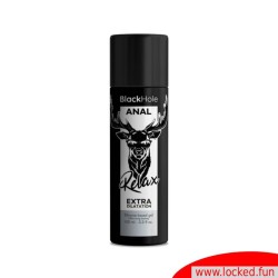 Gel silicone dilatation anale Black Hole