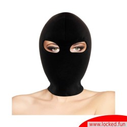 Cagoule de soumission noire