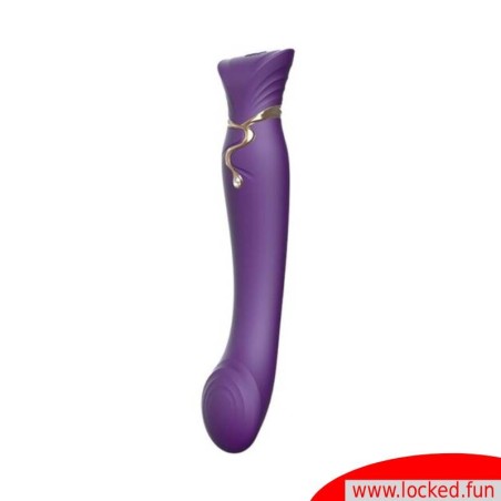Masseur Queen G-spot PulseWave violet - ZALO