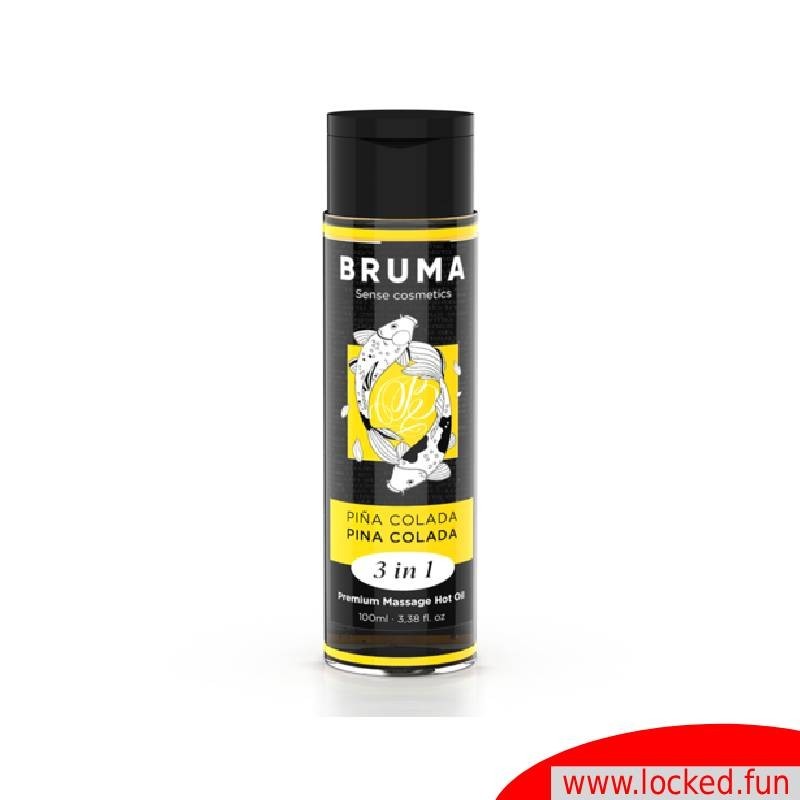 Huile massage effet chaleur Pina Colada - Bruma