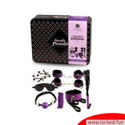 SecretPlay - BDSM Set 8pcs mauve-noir
