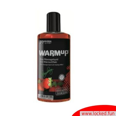 Huile massage fraise - Joydivision Warmup