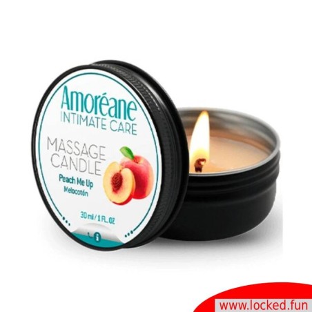 Bougie de massage Pêche