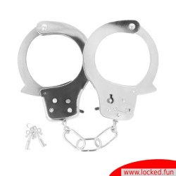 Menottes en métal avec clefs