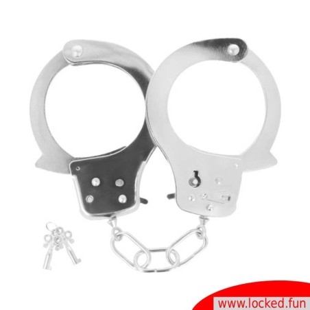 Menottes en métal avec clés Darkness