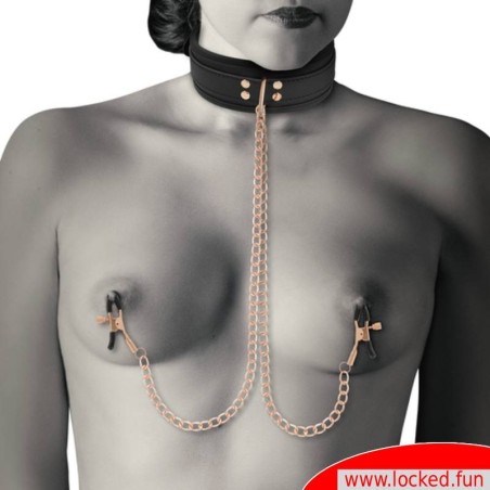 Pinces avec chaîne et collier