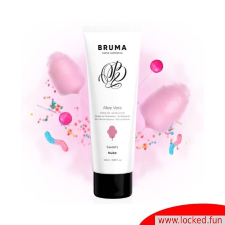 Gel glissant aloe vera confort saveur bonbon - Bruma