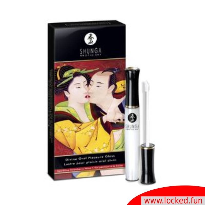 Brillant à lèvres Divine fraise et Cava -  Shunga