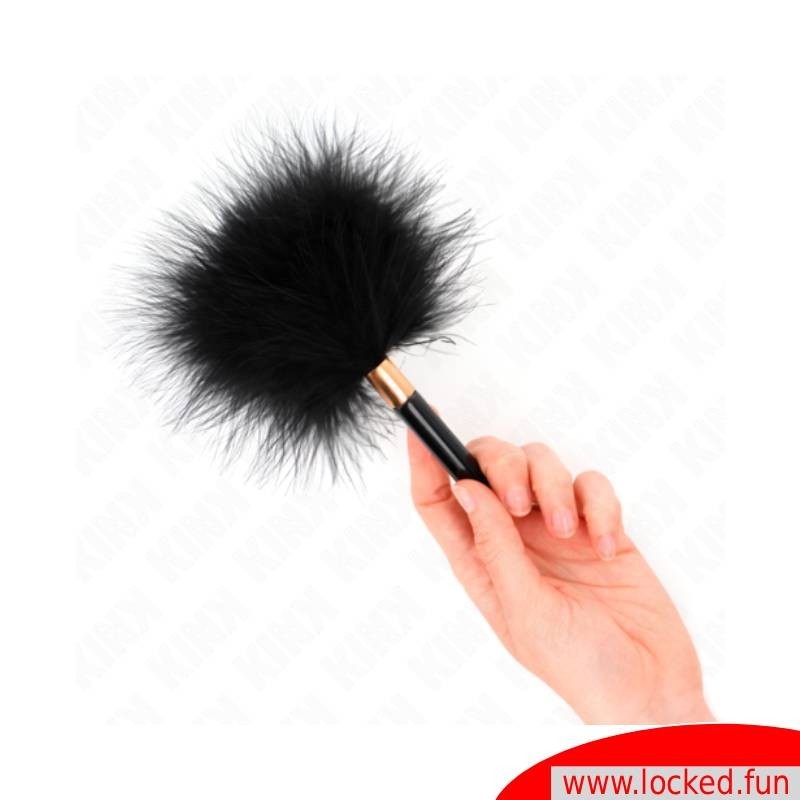 Plumes noires pour chatouiller KINK