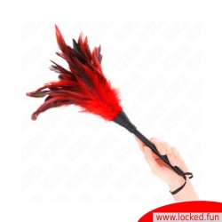 Plumes rouges pour chatouiller en forme de cône KINK