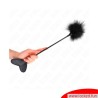 Plumes pour chatouiller avec paddle en coeur KINK
