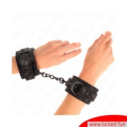 Bracelets cuir noir avec dentelle