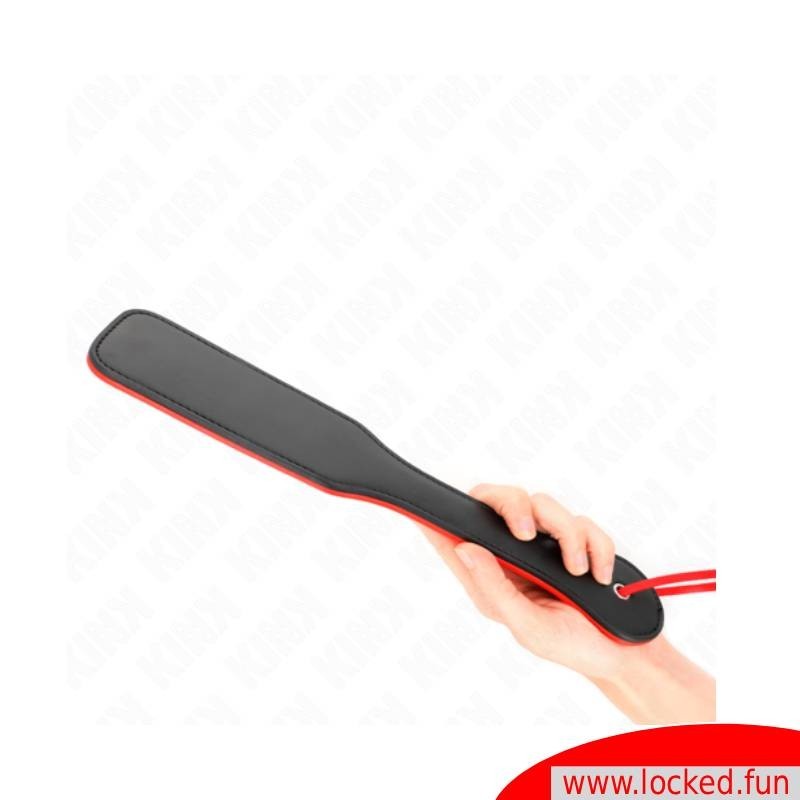 Paddle 2 faces rouge noir