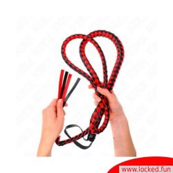 Fouet rouge long serpent 210 cm
