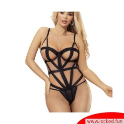 Body noir sexy découpé - Subblime