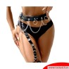 Harnais ceinture et jarretière avec chaines - Subblime