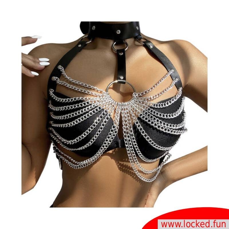 Harnais poitrine avec chaines - Subblime
