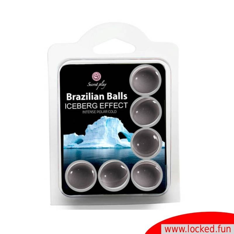 Set de 6 boules brésiliennes effet Iceberg