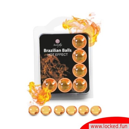 Set de 6 boules brésiliennes effet chaleur